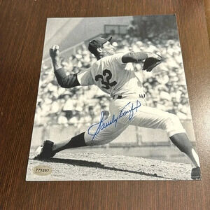 sandy koufax Signed Autographed